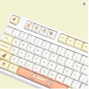 Shiba inu keycaps comes
